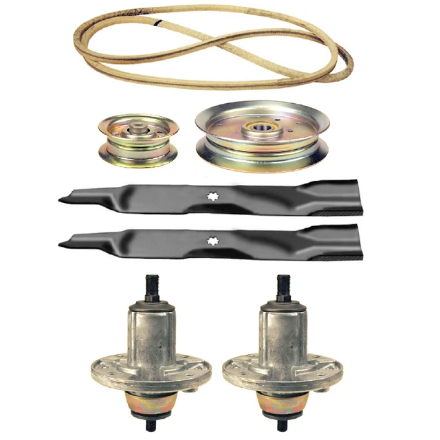 DECK REBUILD KIT for John Deere X300 X304 X310 Lawn Tractor Blades Belt