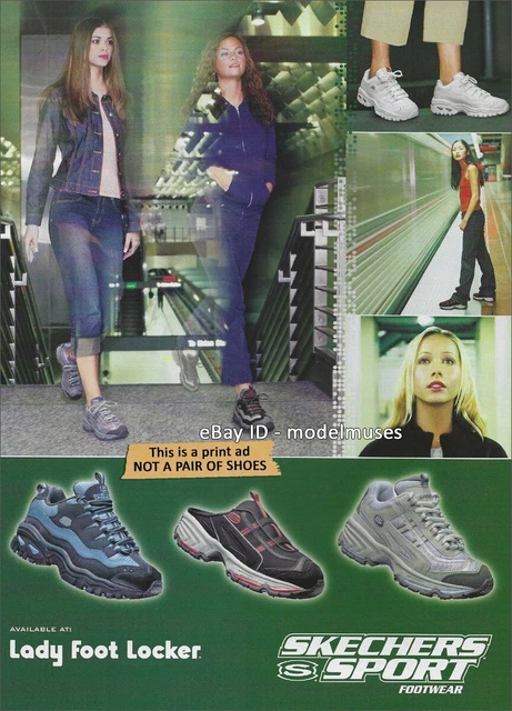 2000 SKECHERS SPORT Footwear Shoes Vintage PRINT AD Women Foot Locker 8.99 PicClick