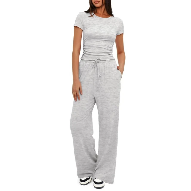 Pantaloni Donna PASUDA In Cotone E Lino - Vita Alta, Loose, Con Tasche, Ideali Per Estate E Spiaggia - Foto 4