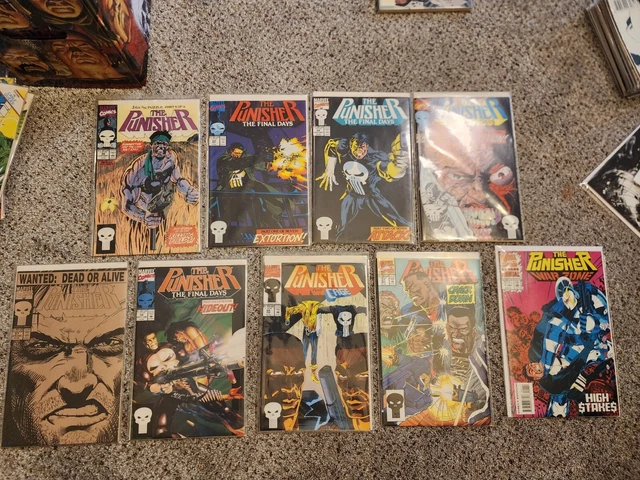 Marvel The Punisher Comics Bundle VG+ 39, 53, 54, 55, 57, 58, 60, 61