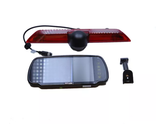 Ford Transit IR LED Bremslicht Rückfahrkamera + 7" Stielmonitor Kit