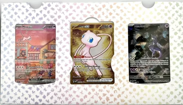 Pokemon 151 ENGLISH UPC Mew & Mewtwo Promo!!  - IN HAND READY TO SHIP!!!