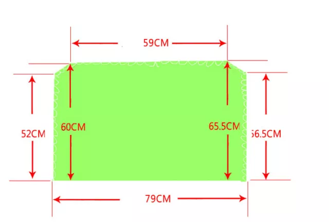New Stand Microscope Dust Cover Plastic 790mm x 550mm x 520mm FotoHigh