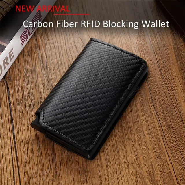 Portafoglio Nero In Vera Pelle Formato Verticale - PROTEZIONE - Foto 4