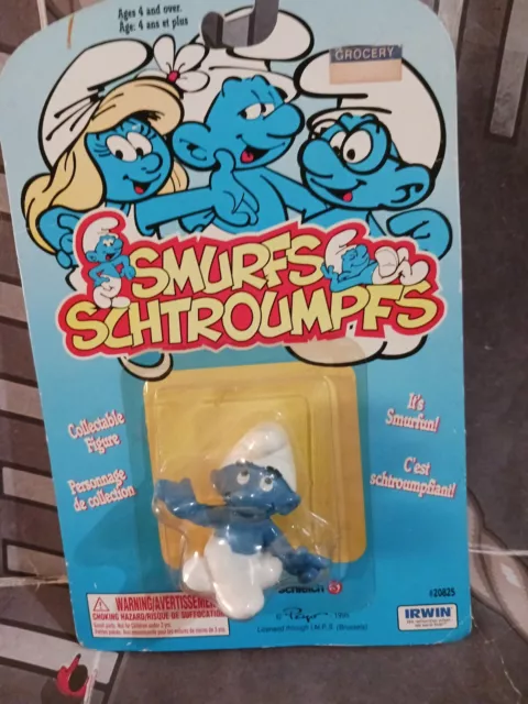 Schleich Smurfs, Collectible Retro Cartoon Toys for Boys and Girls, Handy  Smurf Toy Figurine, Ages 3+