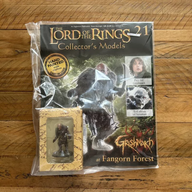 Eaglemoss Lord of The Rings Grishnakh Sealed Magazine No 21