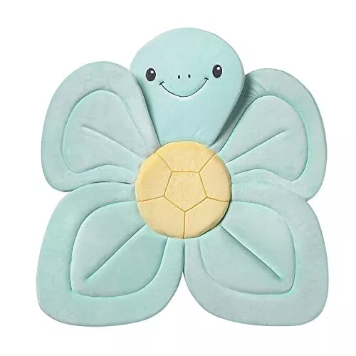 Nuby Turtle Baby Bath Cushion for Bathtub or Sink Soft and Easy to Dry Fabric...