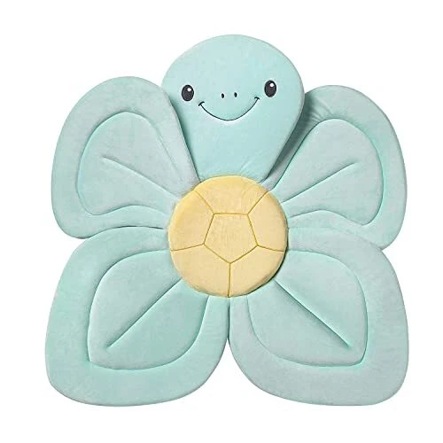Nuby Turtle Baby Bath Cushion for Bathtub or Sink Soft and Easy to Dry Fabric...