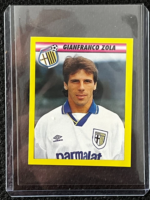 Figurina Vallardi Il Grande Calcio 90 1989-90 Gianfranco Zola Napoli 259 rookie