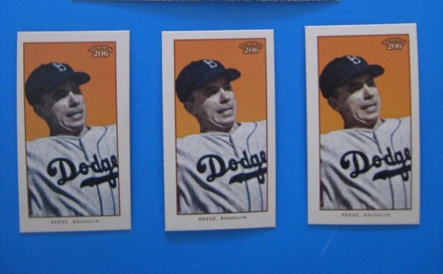 2009 Topps 206 Mini Cycle Old Mill Back #177 Pee Wee Reese Brooklyn Dodgers