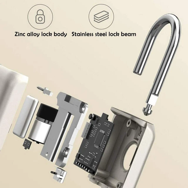 Meilleur Cadenas D'Empreinte Digitale Biométrique Electronique Sans Clé Etanche 6