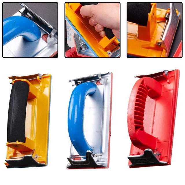 Hand Sander Polish Tool Sand Board Abrasive Tool Foam Handle For Drywall