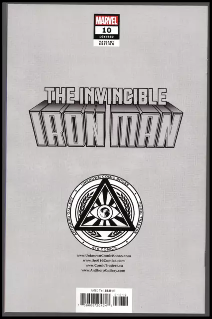 The Invincible Iron Man #10 (2023) Szerdy Exclusive Trade Variant Emma Frost Nm 3
