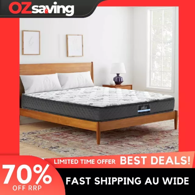 King Size Pillow Top Mattress with High Density Foam and 5 Zone Bonnell Spring f