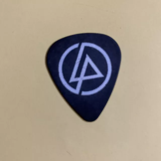 Linkin Park Mike Shinoda Signature Black Guitar Pick - 2010 Tour Stage Used