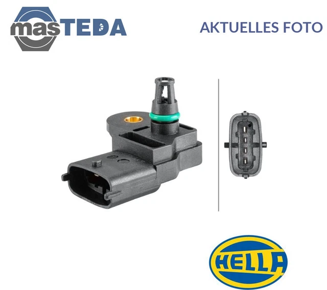 Sensore Pressione HELLA 6PP 358 152-221 - Per Sovralimentazione Auto