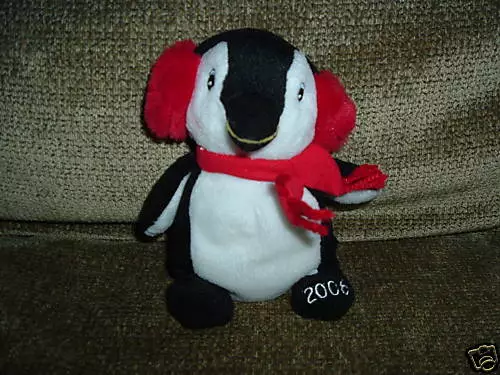 Sears Exclusive Christmas Charity Beanbag 2006 Plush Penguin PENNY