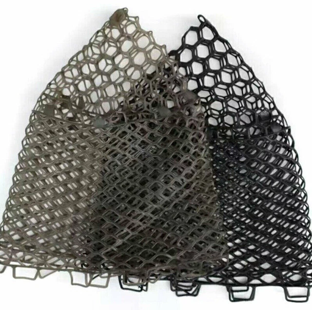 Rubber Net REPLACEMENT FISHING NET Rubber Replacement Landing Net Collapsible Net ...