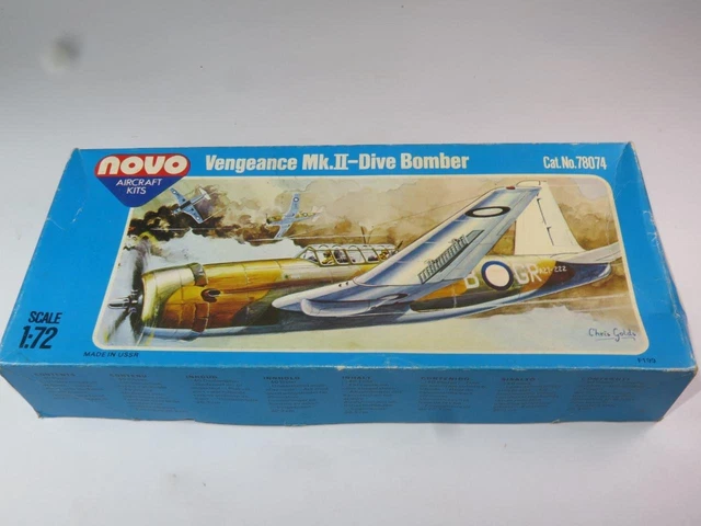 NOVO (Ex-Frog) 1/72 Modèle Aircraft Kit Vultee Vengeance Mk II Scellé Urss