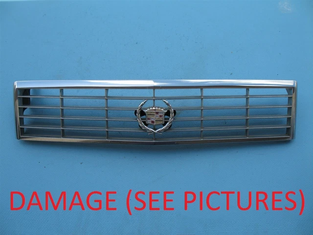 87 88 89 90 91 92 93 Cadillac Allante Front Hood Bumper Cover Upper Top Grille