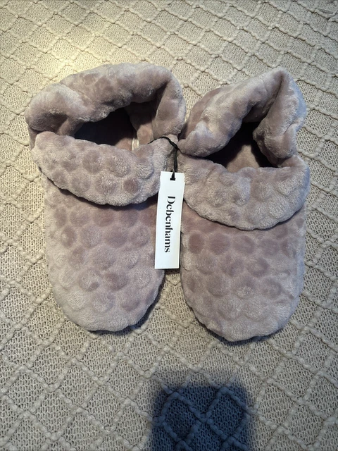 NEW DEBENHAMS SLIPPER Boots star Blue faux fur lined size 3 4 12.00 PicClick UK