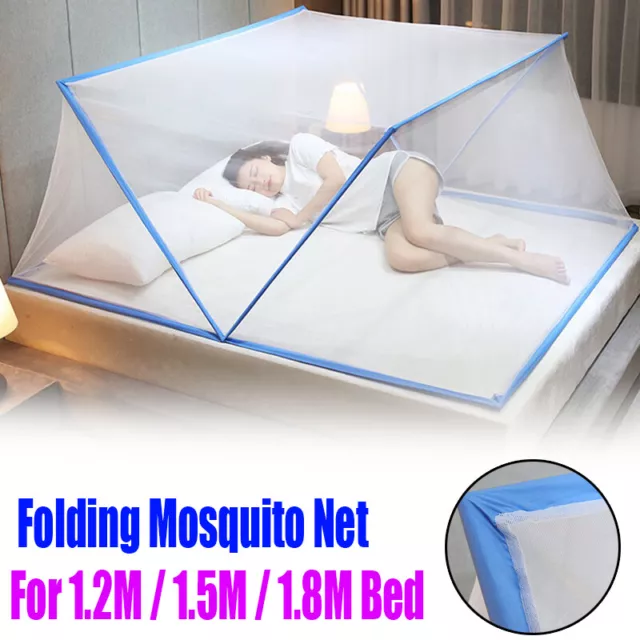 Folding Mosquito Net Bed Tent Netting Mesh Bedding Drape Covers Baby Portable