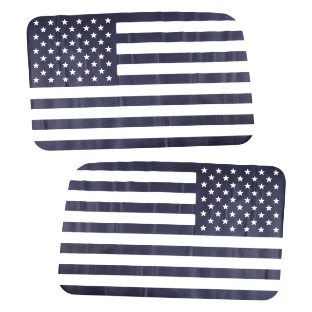 US American Flag Rear Window Vinyl Decal Fit for Jeep Wrangler JL 4dr 2018-2020