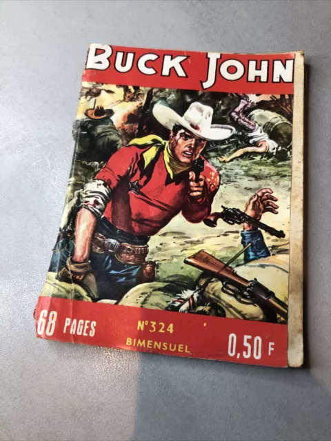 Bande Dessinee Livre Comics BD BUCK JOHN N324 IMPÉRIA 1954 France