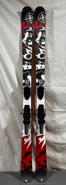 K2 Silencer 167cm Twin-Tip Freestyle Skis Rossignol Axial 110 Bindings LOOK