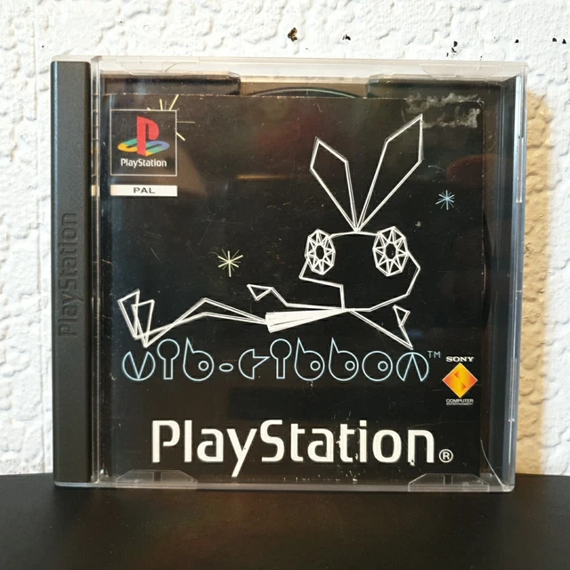 VIB-RIBBON SONY PLAYSTATION 1 PS1 - Manual TESTED (Missing Insert ...