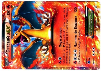 PROMO POKEMON FRANCAISE XY xx N° XY17 DRACAUFEU EX 180 PV ....