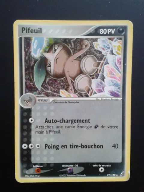 Carte Pokemon Pifeuil 39/100 Gardiens de Cristal