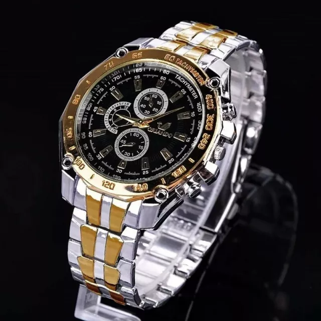 Watch Men Quartz Wristwatch Stainless Steel Male  Luxury Classic Watch