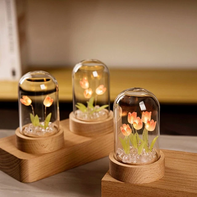 Tulip Tulip Night Light Tulip Flower Table Lamp LED Nightlight Bedside Light