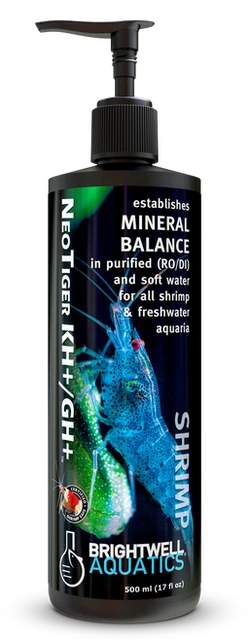Brightwell Aquatics Shrimp NeoTiger GH/KH+ Mineral Trace Element Shrimp Tank