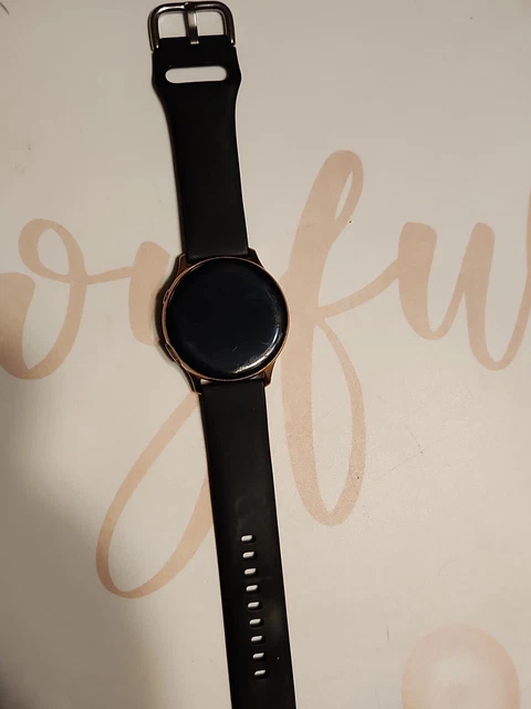 Samsung Galaxy Watch Active2 SM-R835U 40mm Smartwatch LTE Gold Steel READ DESCRP