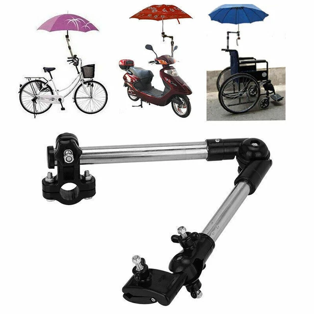 Support Parapluie Universel Réglable - Pour Poussette, Vélo, Fauteuil Roulant, Moto (Ajustable 48 Cm) - 7