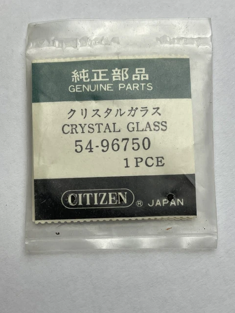 Verre Sérigraphié Citizen Cryston LC - Neuf Sans Boîte - Pièce Horlogère
