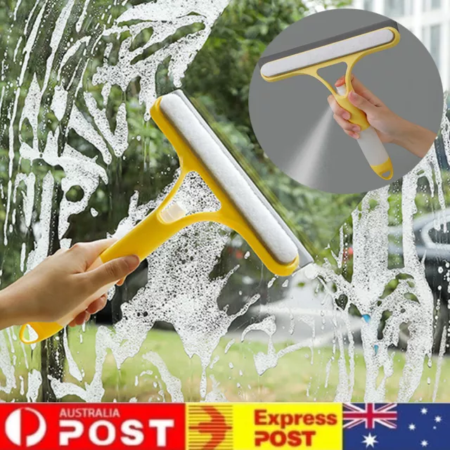 Shower Squeegee Car Window Cleaner Bathroom Mirror Brush Cleaning Wiper Tool AU