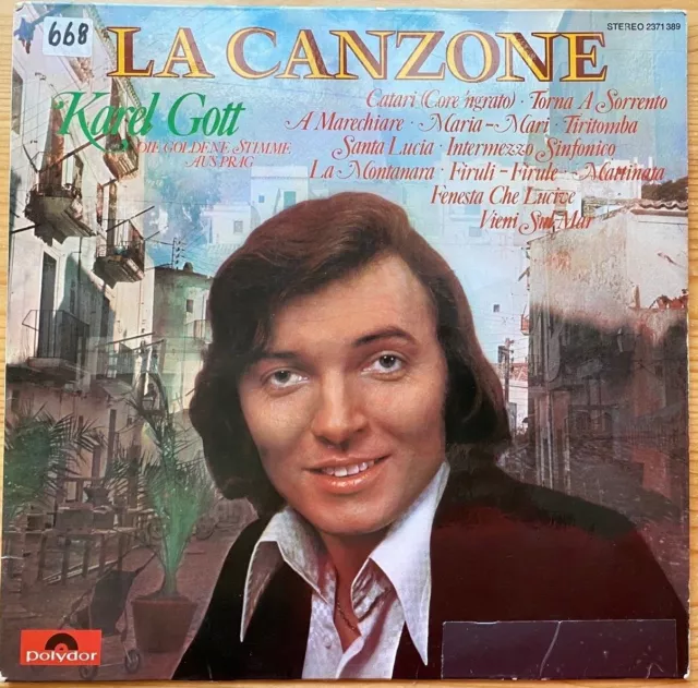 LP "La Canzone" gesungen von Karel Gott, 1973, die goldene Stimme aus Prag{#668}