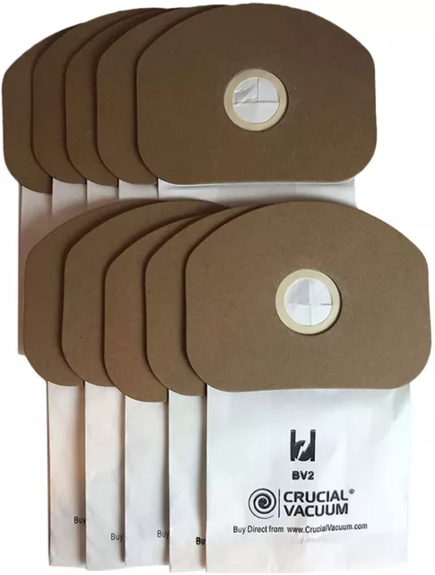 Think Crucial Vacuum Bag � Compatible with Eureka Multi Parts & Models - 10 Pack