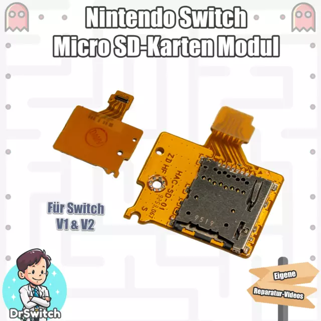 Nintendo Switch V1/V2 Konsole Micro SD Kartenleser Memory Card Slot Reader Modul