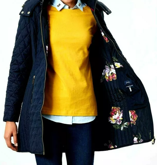 Chatham longline padded jacket with removable hood top