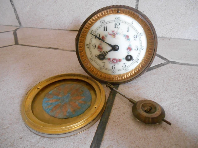 MÉCANISME HORLOGE comtoise 18ème pendule ancienne EUR 145,00 - FR