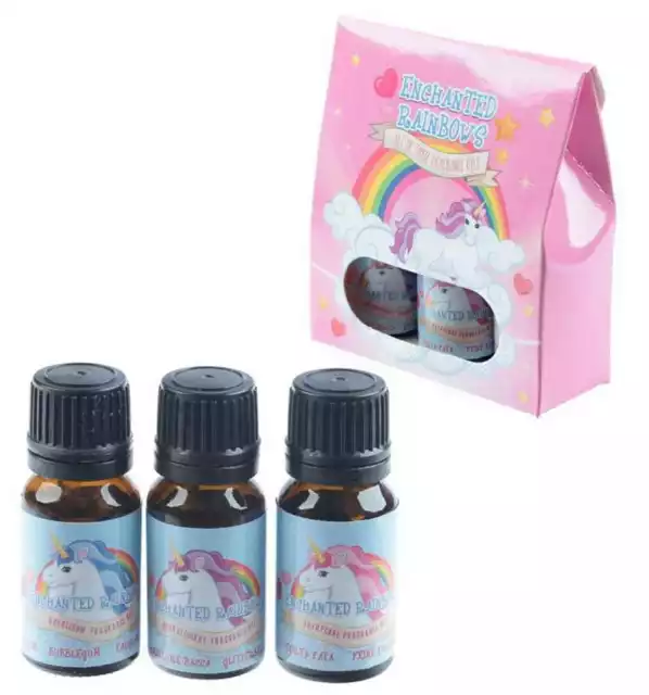 Unicorn And Rainbows Set Of Three Sweet Scents Fragrance Oil