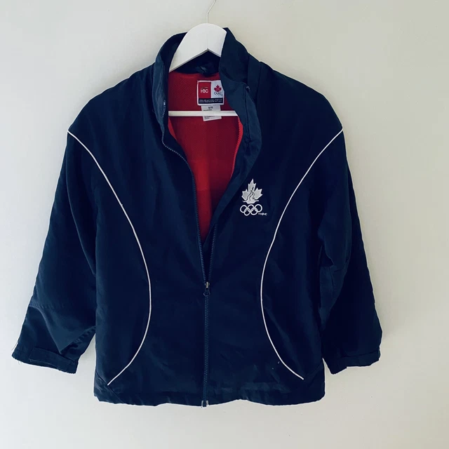Canada Olympic Womens Track Jacket Full Zip Size M - VGC - Aus Postage