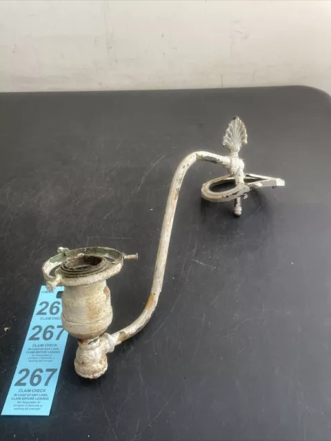 Ornate Suspended Arm Single Light Fixture Porch Antique Vintage Victorian