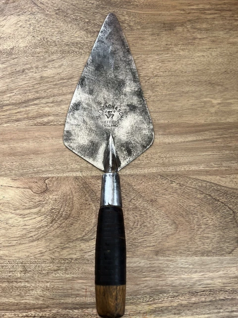 VINTAGE J.TYZACK SON SHEFFIELD Bricklayers 9 Laying Trowel 21.00 PicClick UK