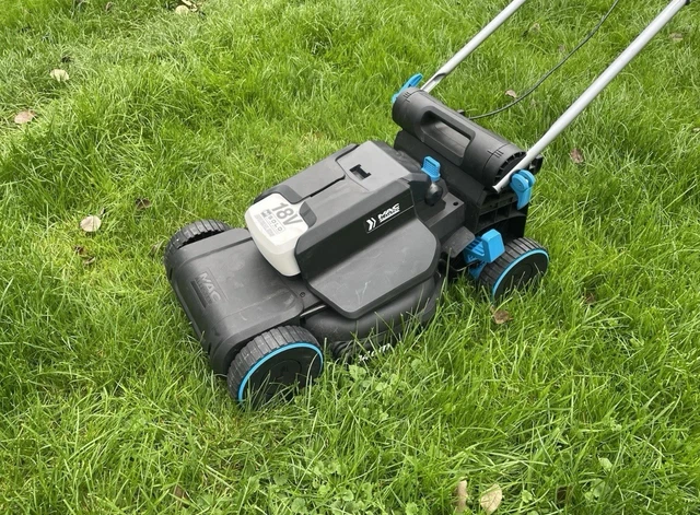 cordless mower mac allister lawn mower battery