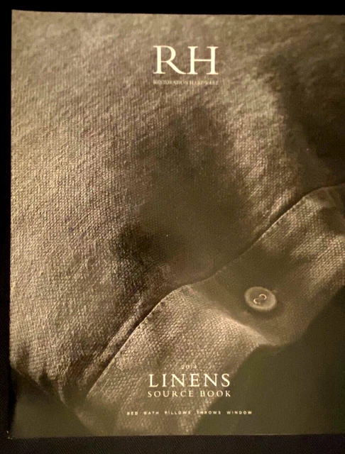 Restoration Hardware 2014 Linens Source Book 206 Pages Catalog Interior Design